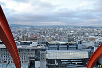 京都タワーからの景色