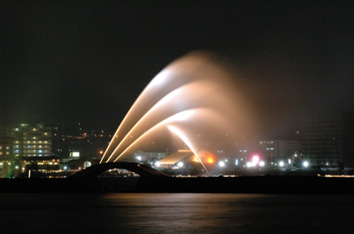 びわ湖花噴水